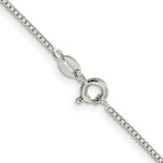 Load image into Gallery viewer, Sterling Silver Rhodium-plated 1.1mm Box Chain