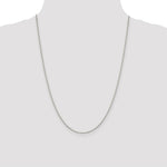 Load image into Gallery viewer, Sterling Silver Rhodium-plated 1.1mm Box Chain