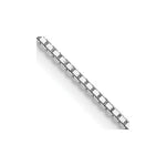 Load image into Gallery viewer, Sterling Silver Rhodium-plated 1.1mm Box Chain