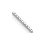 Load image into Gallery viewer, Sterling Silver Rhodium-plated 1.25mm Box Chain