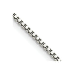Load image into Gallery viewer, Sterling Silver Rhodium-plated 1.4mm Box Chain