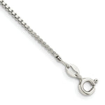 Load image into Gallery viewer, Sterling Silver 1.4mm Box Chain 7'' length
