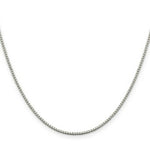 Load image into Gallery viewer, Sterling Silver Rhodium-plated 1.4mm Box Chain