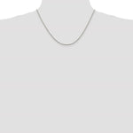 Load image into Gallery viewer, Sterling Silver Rhodium-plated 1.4mm Box Chain