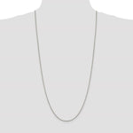 Load image into Gallery viewer, Sterling Silver Rhodium-plated 1.4mm Box Chain