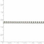 Load image into Gallery viewer, Italian Sterling Silver 3mm Box Chain - 24" inches with Lobster Clasp