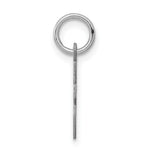 Load image into Gallery viewer, Sterling Silver Rhodium-plated Script Letter E Initial Letter Charm