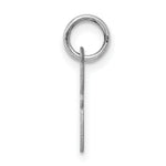 Load image into Gallery viewer, Sterling Silver Rhodium-plated Script Letter G Initial Letter Charm