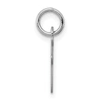 Load image into Gallery viewer, Sterling Silver Rhodium-plated Script Letter I Initial Letter Charm