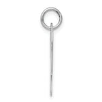 Load image into Gallery viewer, Sterling Silver Rhodium-plated Script Letter P Initial Letter Charm