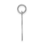 Load image into Gallery viewer, Sterling Silver Rhodium-plated Script Letter S Initial Letter Charm