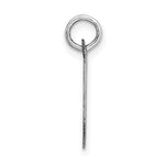 Load image into Gallery viewer, Sterling Silver Rhodium-plated Artisan Block Letter Y Initial Letter Charm