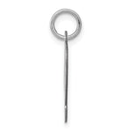 Load image into Gallery viewer, Sterling Silver Rhodium-plated Fancy Script Letter Q Initial Letter Charm