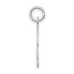 Load image into Gallery viewer, Sterling Silver Rhodium-plated Fancy Script Letter Z Initial Letter Charm