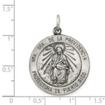 Load image into Gallery viewer, Sterling Silver Antiqued De La Providencia Medal