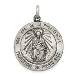Load image into Gallery viewer, Sterling Silver Antiqued De La Providencia Medal