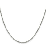 Load image into Gallery viewer, Sterling Silver 2mm Curb Chain