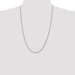Load image into Gallery viewer, Sterling Silver 2mm Curb Chain