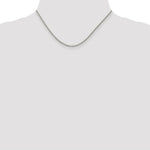 Load image into Gallery viewer, Sterling Silver Rhodium-plated 2mm Curb Chain