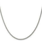 Load image into Gallery viewer, Sterling Silver 3mm Curb Chain