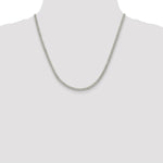 Load image into Gallery viewer, Sterling Silver Rhodium-plated 3.5mm Curb Chain