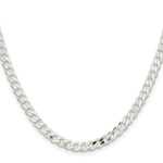 Load image into Gallery viewer, Sterling Silver 4.5mm Curb Chain
