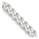 Load image into Gallery viewer, Sterling Silver 4.5mm Curb Chain