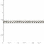 Load image into Gallery viewer, Sterling Silver Rhodium-plated 4.5mm Curb Chain