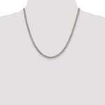 Load image into Gallery viewer, Sterling Silver Rhodium-plated 4.5mm Curb Chain
