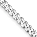Load image into Gallery viewer, Sterling Silver Rhodium-plated 4.5mm Curb Chain