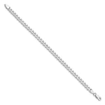 Load image into Gallery viewer, Sterling Silver Rhodium-plated 6mm Curb Chain