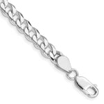 Load image into Gallery viewer, Sterling Silver Rhodium-plated 7mm Curb Chain