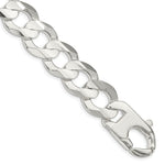 Load image into Gallery viewer, Sterling Silver 15.75mm Concave Beveled Curb Chain