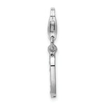 Load image into Gallery viewer, Sterling Silver Amore la Vita CZ Numeral 0 w/Lobster Clasp Charm