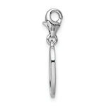 Load image into Gallery viewer, Sterling Silver Amore la Vita Number 0 w/Lobster Clasp Charm