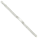 Load image into Gallery viewer, Sterling Silver Curb ID Bracelet 8'' length