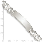 Load image into Gallery viewer, Sterling Silver Curb ID Bracelet 8'' length