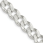 Load image into Gallery viewer, Sterling Silver 9.15mm Pav? Curb Chain