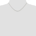 Load image into Gallery viewer, Sterling Silver Rhodium-plated 1mm Cable Chain