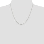 Load image into Gallery viewer, Sterling Silver Rhodium-plated 1mm Cable Chain