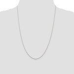 Load image into Gallery viewer, Sterling Silver Rhodium-plated 1mm Cable Chain