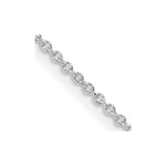 Load image into Gallery viewer, Sterling Silver Rhodium-plated 1.25mm Cable Chain