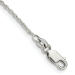Load image into Gallery viewer, Sterling Silver Rhodium-plated 1.5mm Cable Chain