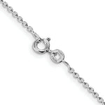 Load image into Gallery viewer, Sterling Silver Rhodium-plated 1.5mm Cable Chain