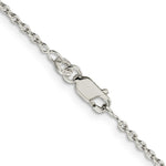 Load image into Gallery viewer, Sterling Silver Rhodium-plated 1.95mm Cable Chain