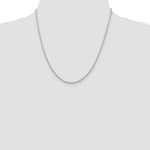 Load image into Gallery viewer, Sterling Silver Rhodium-plated 1.95mm Cable Chain