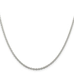 Load image into Gallery viewer, Sterling Silver 2.25mm Cable Chain