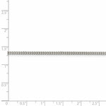 Load image into Gallery viewer, Sterling Silver 2.75mm Diamond-cut Rope Chain 16'' length