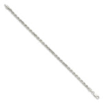 Load image into Gallery viewer, Sterling Silver 3.5mm Diamond-cut Rope Chain 7'' length
