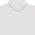 Load image into Gallery viewer, Sterling Silver 1.5mm Diamond-Cut Spiga Chain 16'' length